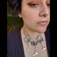 Image 4 of Triple Jingle Star Necklace 