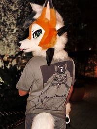 Image 4 of "Okami" Reverse-Dyed Tee