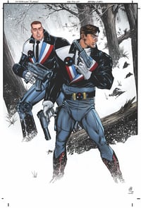 American Flagg Print 