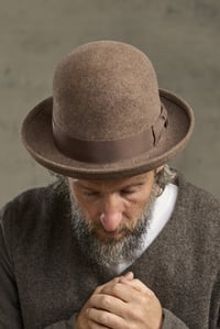 Image 1 of Chicken George Hat wool Felt - Coco Mix 