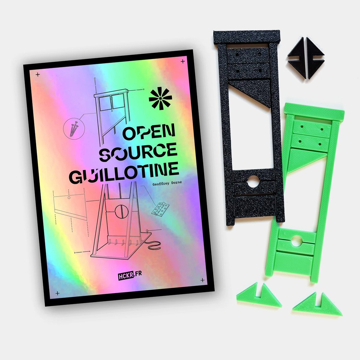Image of 🆕Open Source Guillotine version holographique + maquette guillotine