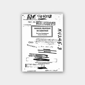 Image of Manuel Pratique de Sabotage (version illustrée!)