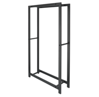 Image 2 of Large Black Iron Log Storage