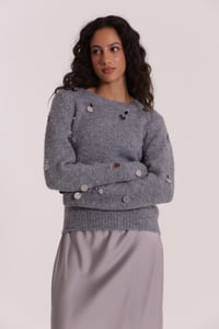 Image 2 of JERSEY PAILLETTES GRIS