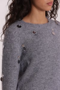 Image 7 of JERSEY PAILLETTES GRIS