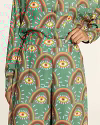 Image 1 of Pantalón culote BIG eyes con cintura elástica 