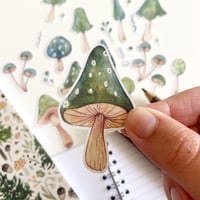 Image 2 of green mushrooms sticker bundle (29 stickers)