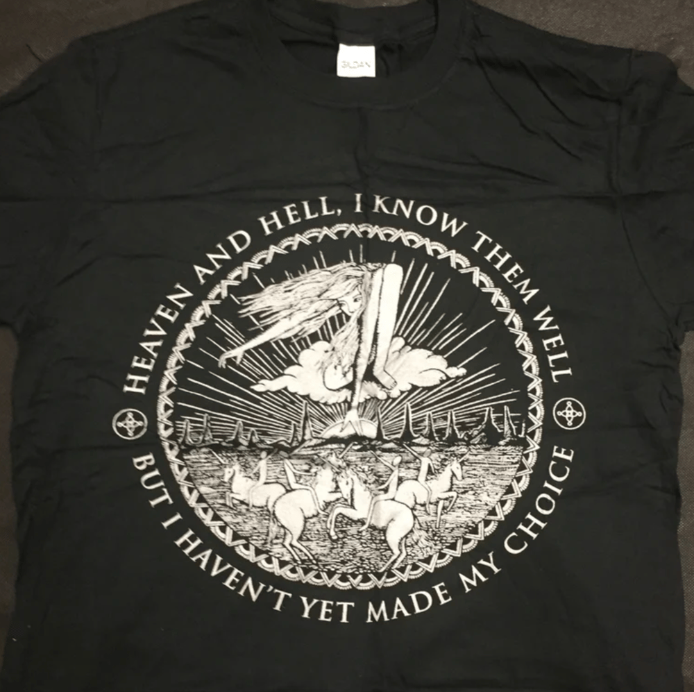 Image of Lyric Shirt - Heaven & Hell 