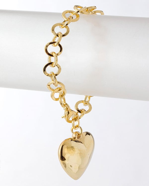 Image of Heart Charm Bracelet