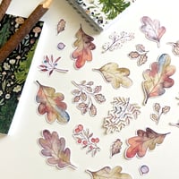 Image 5 of autumn leaves sticker bundle (22 stickers)