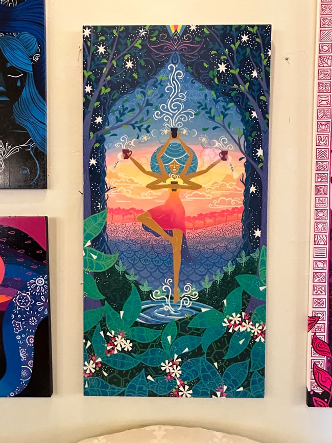 Coffee Goddess - Original Artwork