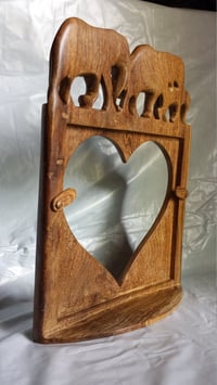 Image 2 of Heart Photo frame with Elephant family
