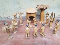 Image 4 of Village in Africa Nativity full set