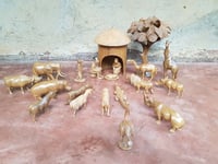 Image 5 of Village in Africa Nativity full set