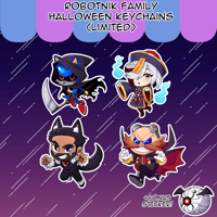 Image 1 of (LIMITED) Robotnik Family Halloween Keychains
