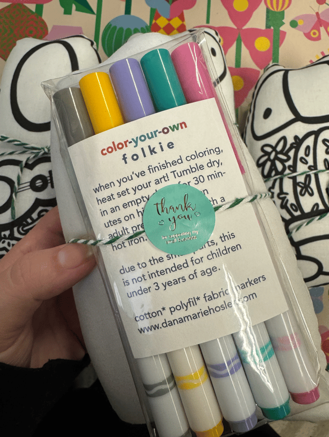 Color Your Own Plush kits