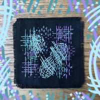 Green and Purple Patch Large