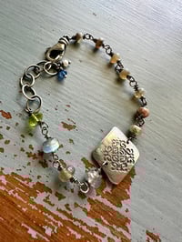 Image 2 of sterling silver Joan of Arc bracelet