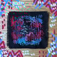 Red, Pink and Blue Patch Large