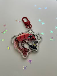Image 2 of Chef Shrimp Keychain 
