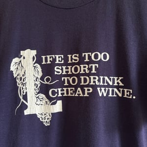 Image of 'Cheap Wine' T-Shirt (sz M)