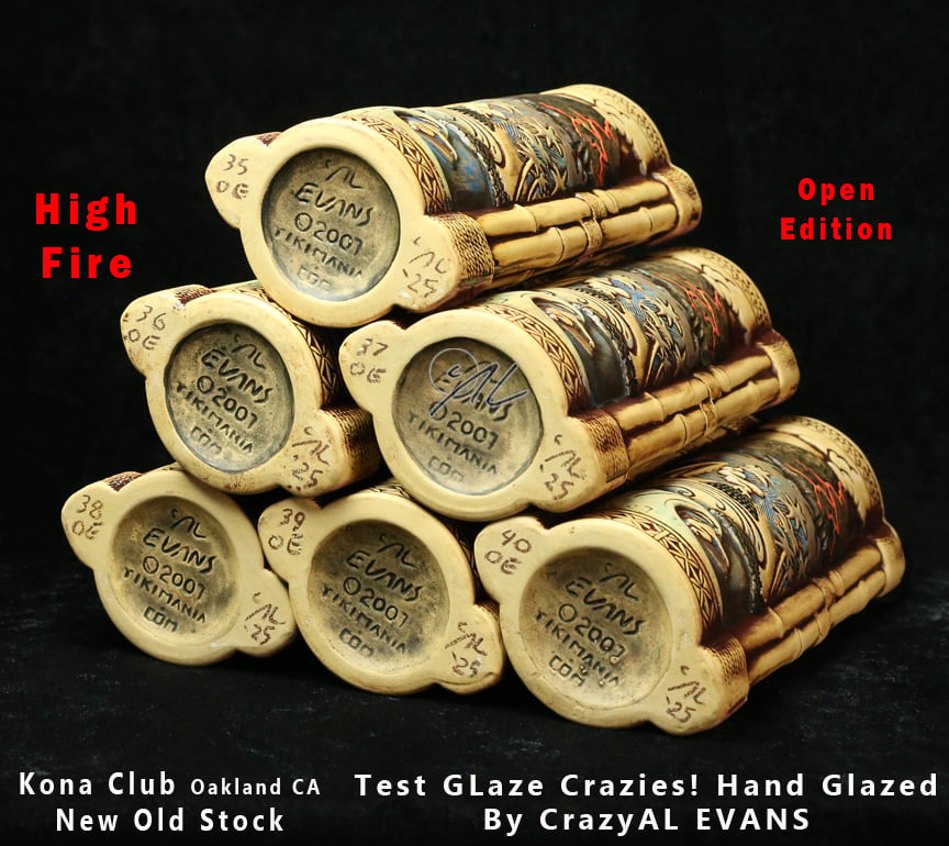 Mug #35-40 OE, Special Glazed Kona Club Mug! Open Edition Deluxe