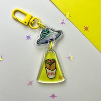 Image 1 of UFO kebab keychain