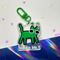 Image 1 of BLA BLA BLA Cat Keychain 