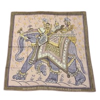 Hermès Cashmere Shawl "Beloved India" by Philippe Dumas 140cm