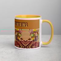 Image 3 of She Moves Mountains - Southwest Aesthetic - 11 oz Mug with Color Inside