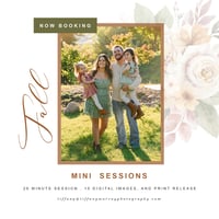 Fall Mini Sessions 2025 - Retainer