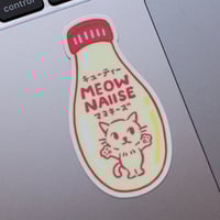 Image 2 of Meow-naiise Vinyl Sticker