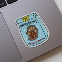 Image 2 of Lucky Beans Vinyl Sticker