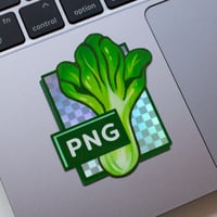 Image 2 of Cai.Png Holo Vinyl Sticker