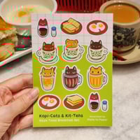 Kaya Toast Breakfast Set Sticker Sheet