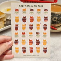 Kopi Cats & Kit-tehs Planner Sticker Sheet