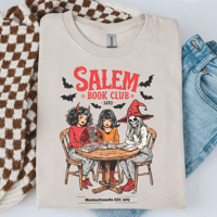 Salem Book Club Graphic Tee (Sand Version)