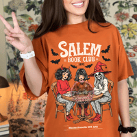 Salem Book Club Graphic Tee (Texas Orange Version)