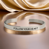 Image 1 of Follow your Heart Bracelet. Live a life true to oneself.