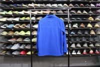 Image 2 of BAPE HALF ZIP FLEECE TOP JACKET "BLUE"