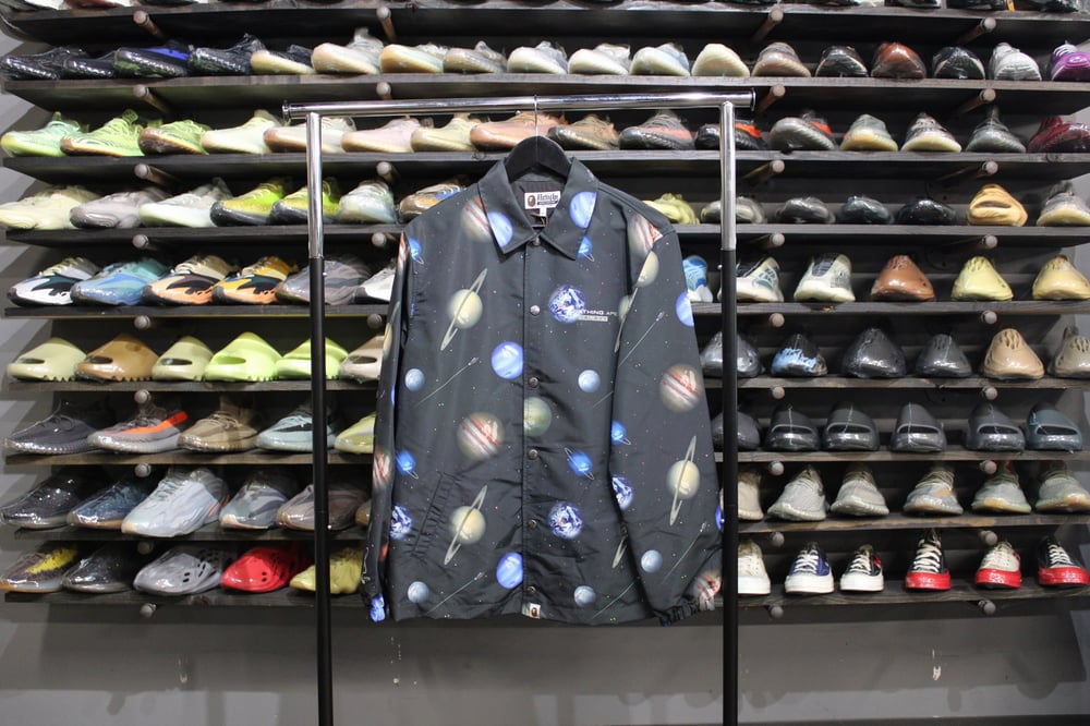 BAPE COACH JACKET "GALAXY" (BLACK)