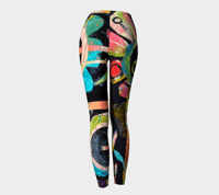 Image 1 of "Flower Power" Capri Leggings