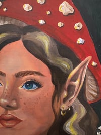 Image 4 of Mushroom Fairy - Original Painting