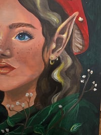 Image 3 of Mushroom Fairy - Original Painting