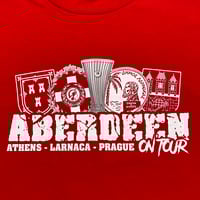 Image 1 of Aberdeen On Tour Athens Larnaca Prague T-Shirt (Red)
