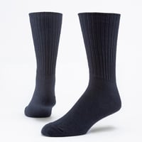 Image 1 of Maggie's Organics Organic Cotton Socks - Allergy Crew Black XL NEW