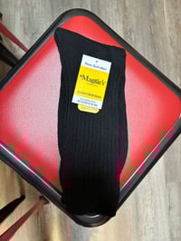 Image 4 of Maggie's Organics Organic Cotton Socks - Allergy Crew Black XL NEW