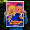 Getdown Services // Screenprinted Gig poster