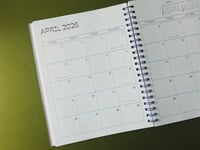 Image 4 of 2026 12 Month Letter Size Planner | Calendar & Weekly Pages | Purple Petunia Pattern