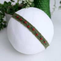 Holly Berries tieback